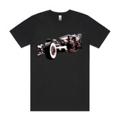 "Wrecker Life" tow truck with text on back