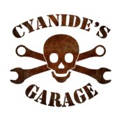 cyanides garage logo 2 rust