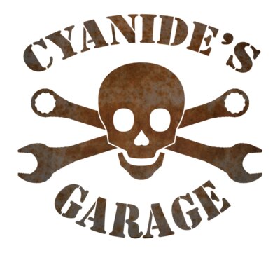 cyanides garage logo 2 rust 2