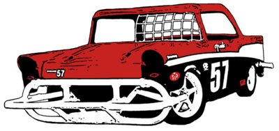 57 chevy 3 colour
